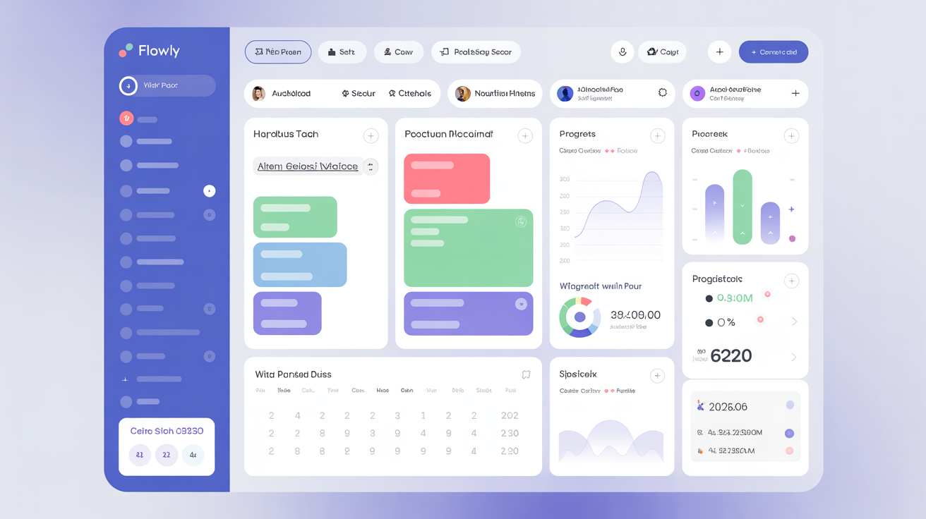 Dashboard Switfy - Vue d'ensemble de vos tâches et objectifs